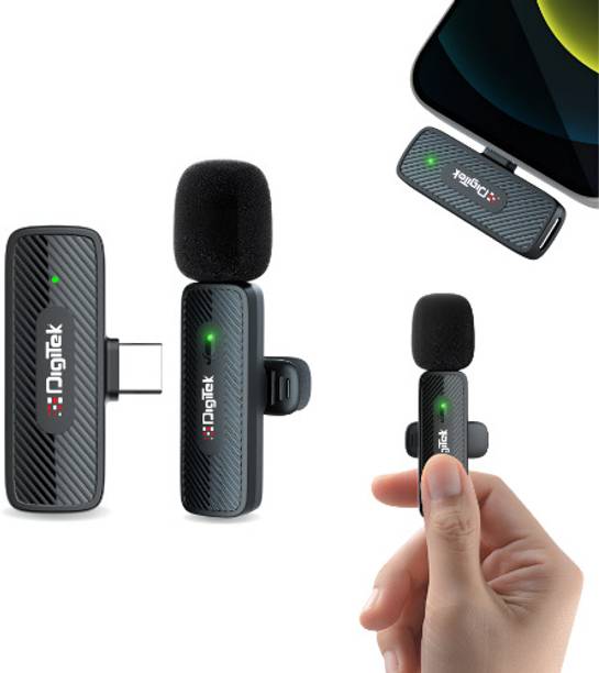 RB Telecom DWM-007 PRO with Lith Lightning connector ideal forMicrophone (black) NA Voice Recorder
