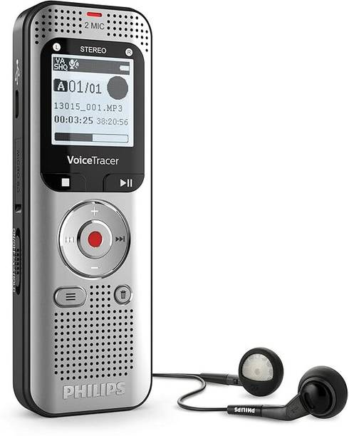 PHILIPS DVT2015 8GB Voice recorder Sound FM RADIO WITH SEMBLY AI SUPPORT 8 GB Voice Recorder