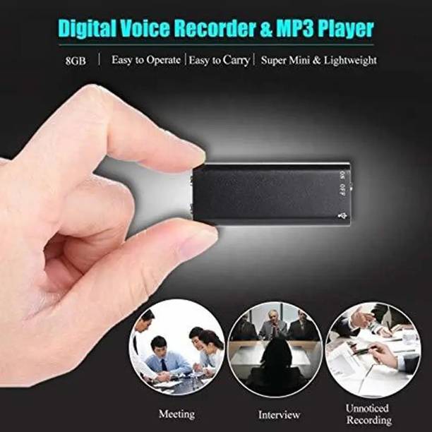 PERAMISYM USB Audio Logger – Spy Voice Recording Device 8GB 8 GB Voice Recorder