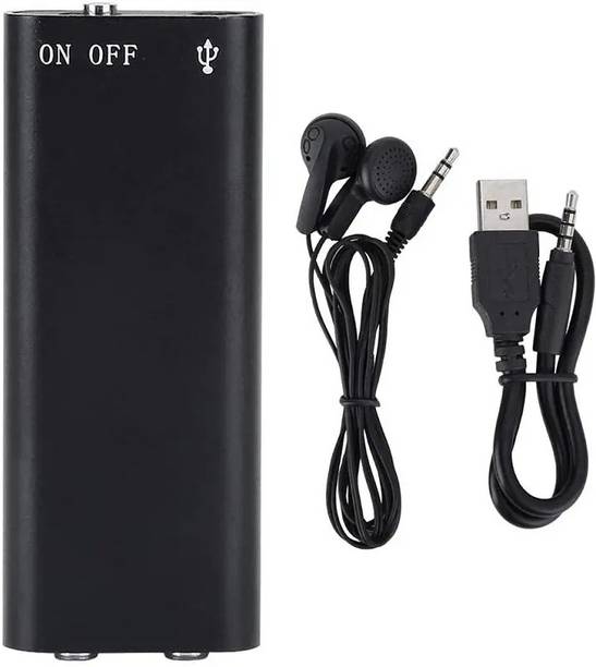 FEERO Portable Chargeable Mini 8GB Dictaphone Audio Recording Device 8 GB Voice Recorder