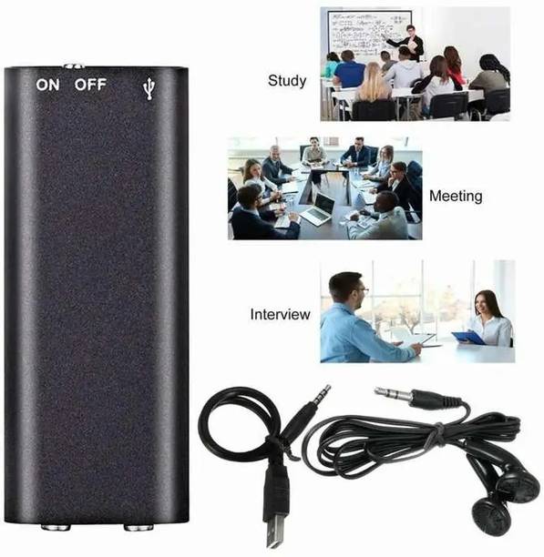 PERAMISYM Voice Activated Recorder – Spy Device 8GB 8 GB Voice Recorder