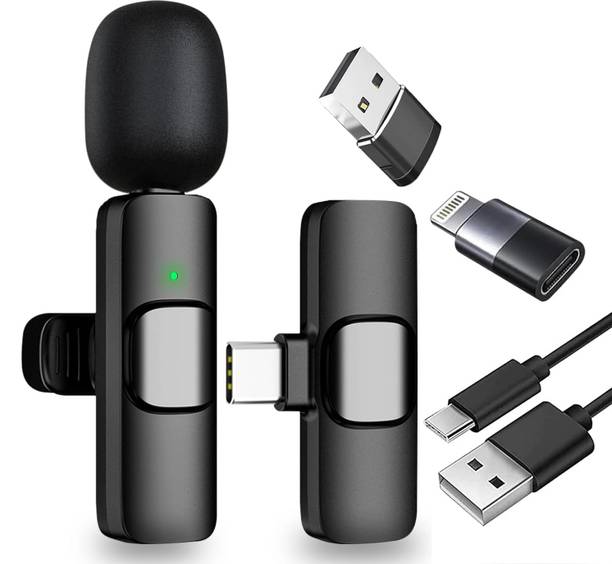 MH BRAND K8 Wireless Collar Mic Mini Lapel Collar for iPhon&Android Type c NA Voice Recorder