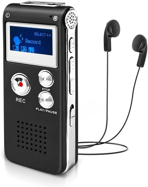 Safetynet 8GB Audio Recorder Voice Activated Recorder for Lectures, Meetings 8 GB Voice Recorder