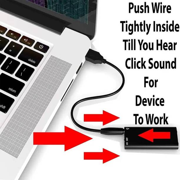 PERAMISYM Discreet Audio Recorder – 8GB Long Playback Time 8 GB Voice Recorder