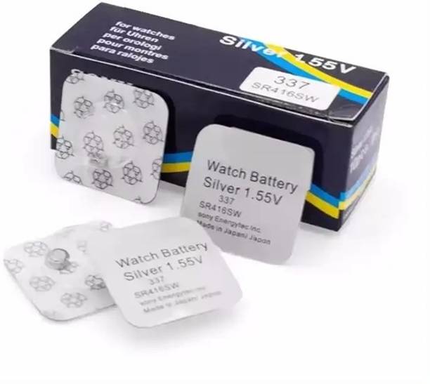 FREDI HD PLUS Small Battery (SR416SW) 1.55V Silver Oxide 10 Piece Cell 1 Battery Box NA Voice Recorder