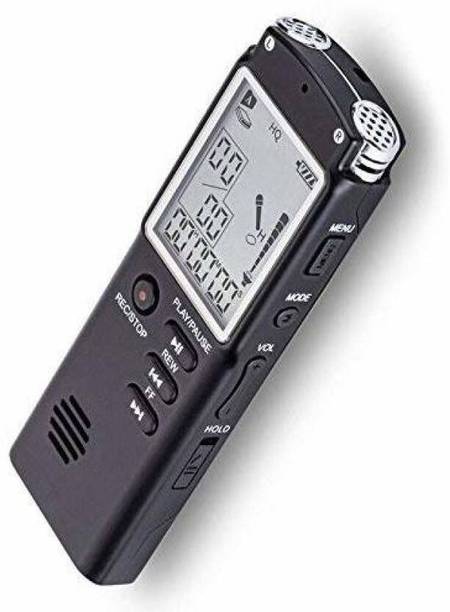 Ervmtech Digital Voice Recorder With screen 16GB Rechargeable in Built Mic HD Dictaphone 16 GB Voice Recorder