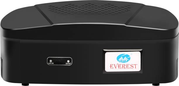 EVEREST ENT 60 New Model ABS Body Attractive Design Voltage Stabilizer Used Upto 32 Inches LED TV + Home Theater + Set Top Box Used For 32" / 43" Inches LED TV (Working Range : 90 V to 290 V)