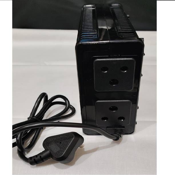 V-Guard CRYSTAL PLUS, Voltage Stabilizer for LED TV–55 + Setup Box+ Home theatre Voltage Stabilizer  (Black)
