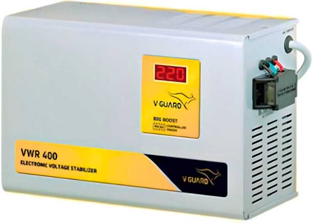 V-Guard VWR 400 For AC upto 1.5 Ton (130V-300V) Voltage Stabilizer