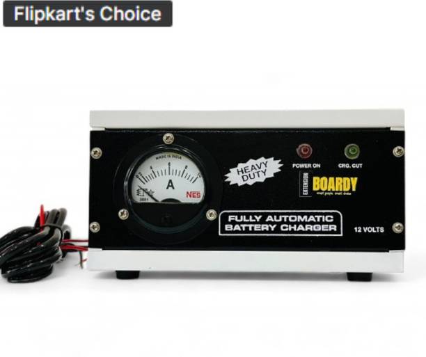 एक्सटेंशन बोर्डी 12v Battery Charger Heavy Duty for All Chargeable Batteries 8 Ah सभी व्हीकल्स के लिए बैटरी