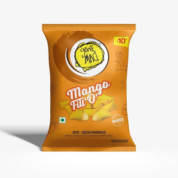 Gone Mad Mango Fillo, Crispy & Creamy Mango Filled Snack, Wafer Rolls