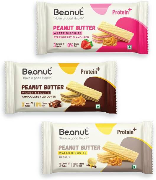 Beanut Peanut Waffer Biscuit | Crunchy & Delicious Combo Pack of Assorted Flavoured Wafers