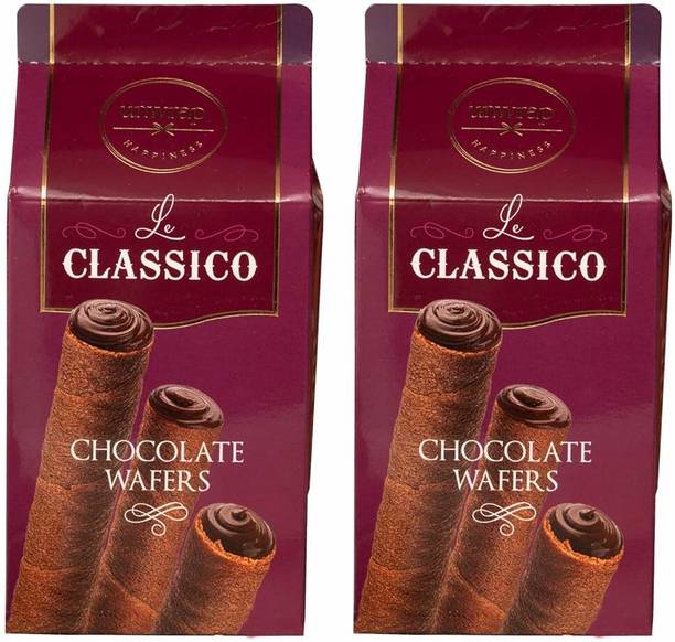 Unwrap Happiness Le Classico Chocolate Wafers | Wafer Roll | Wafers Combo Pack Wafers