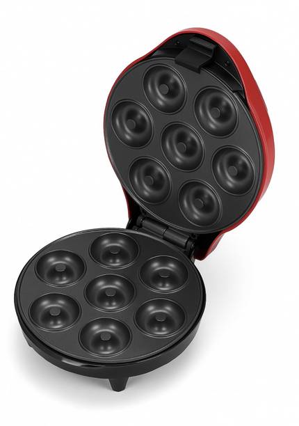 frendz Mini Donut Maker Machine 350 Watts | Perfect For Breakfast, Dessert Waffle Maker