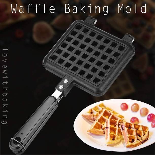 Masox Store Home Gas Stove Waffle Maker Die Cast Aluminium Non Stick Pan, Quick & Easy Waffle