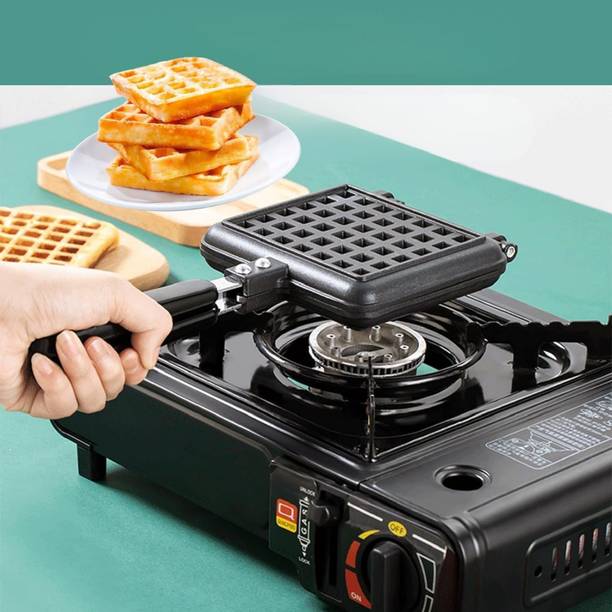 Masox Store Gas Stove Waffle Maker | Non-Stick Die Cast Aluminium Pan for Crispy Waffles Waffle