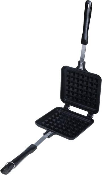 RBGIIT Aluminium Waffle Maker for Gas Stove | Non-Stick Pan for Home & Street Food Waffle