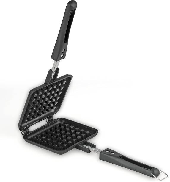 Masox Store Gas Stove Crispy Waffle Maker Die Cast Aluminium Non Stick Pan for Quick Snacks Waffle