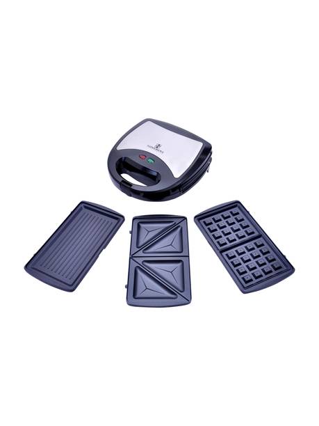 Homeberg by homeberg 3 in 1 Toast, Grill Sandwich & Waffle Maker. HG 360 Toast, Grill, Waffle