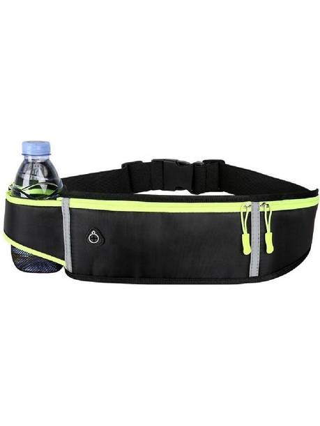 GOTEO Waist Bag Fanny Pack Travel Outdoor Pouch Hiking Zip Document Passport Holder Bottle Holder Mo