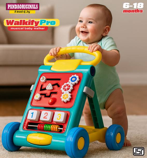 Pandaoriginals Walkify Pro Activity Musical Walker, 6-18 months