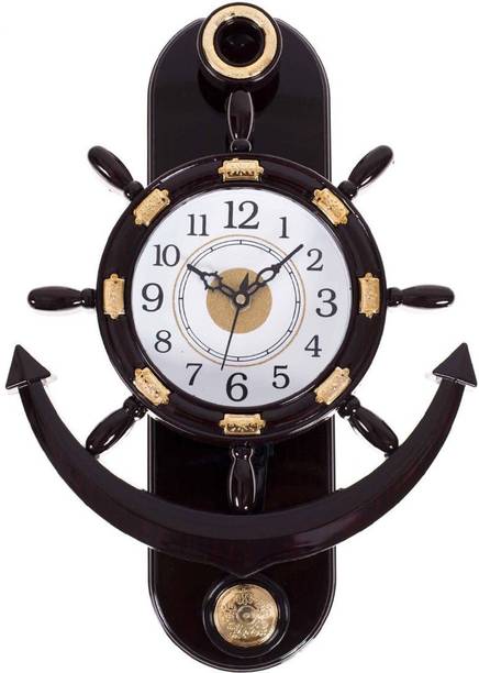 Icon Quartz Analog 37 cm X 25 cm Wall Clock