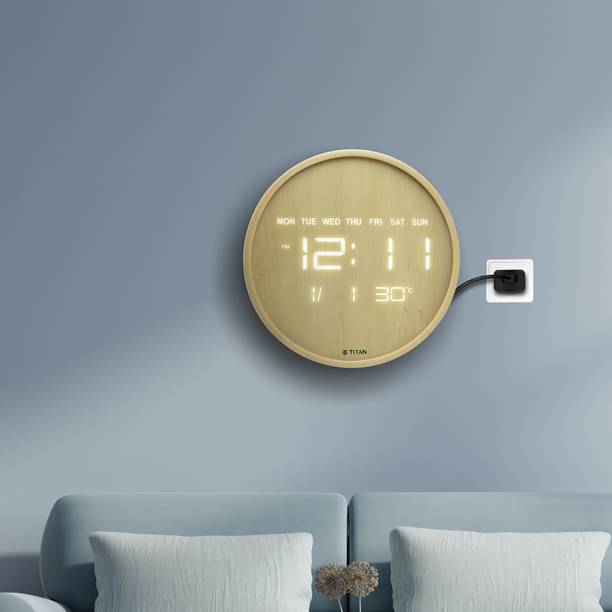 Titan Digital 32 cm X 32 cm Wall Clock