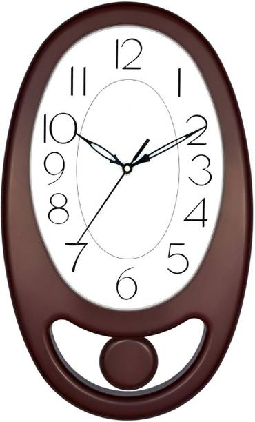 Masstone Analog 40 cm X 24 cm Wall Clock