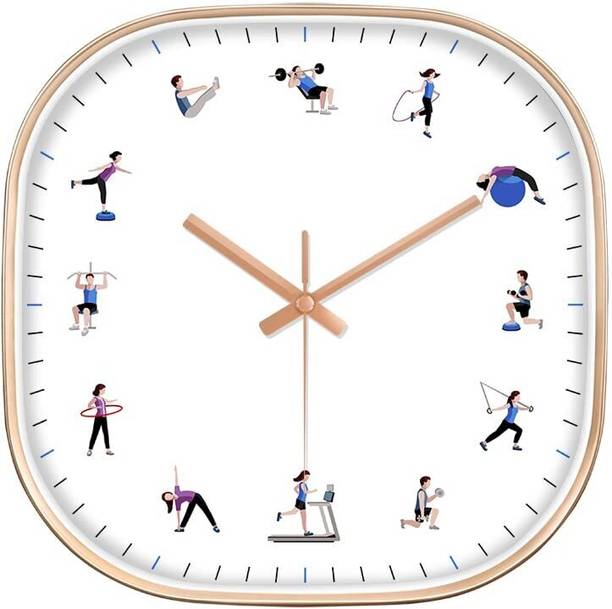 MT BROTHERS Analog-Digital 28.5 cm X 28.5 cm Wall Clock