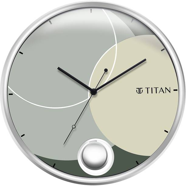 Titan एनालॉग 35 cm X 35 cm दीवार घड़ी
