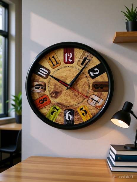 DivineCrafts Analog 30.5 cm X 30.5 cm Wall Clock