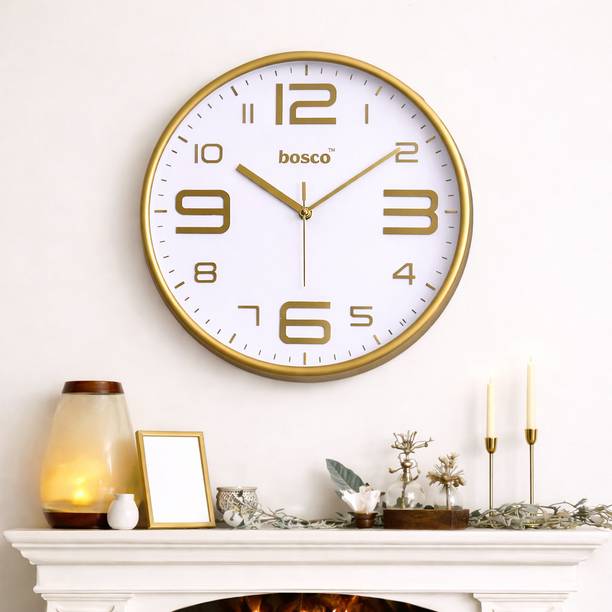 BOSCO Analog 30 cm X 30 cm Wall Clock