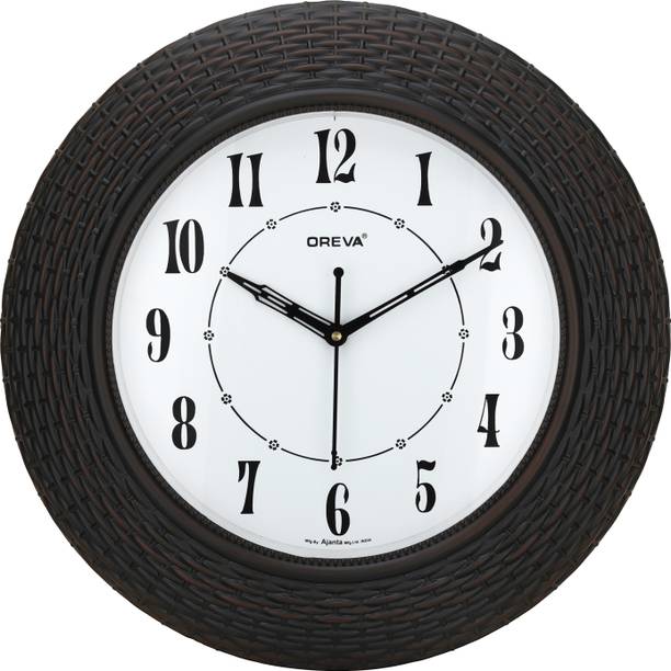 OREVA Analog 35 cm X 35 cm Wall Clock