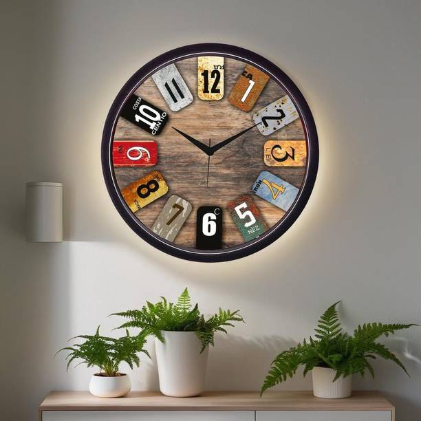 Tanmay Enterprises Analog 25 cm X 25 cm Wall Clock