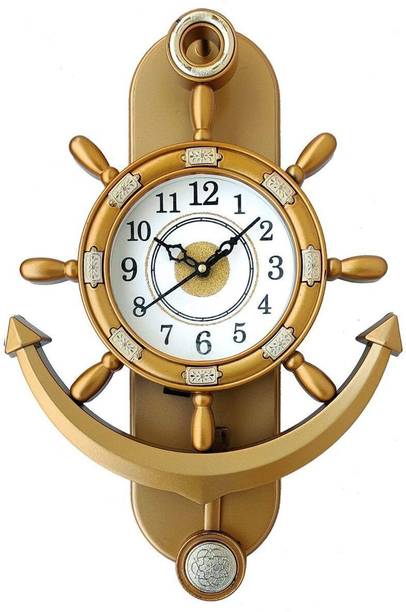 arritam Analog 38 cm X 26 cm Wall Clock