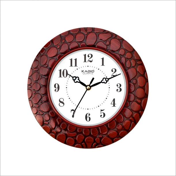 Kadio एनालॉग 24.5 cm X 24.5 cm दीवार घड़ी