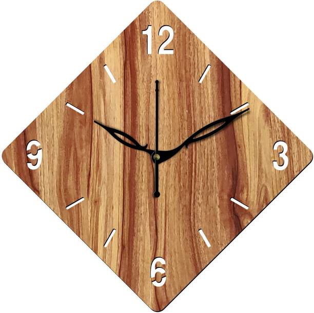 vpk Analog 30 cm X 30 cm Wall Clock (Beige, Without Glass, Standa