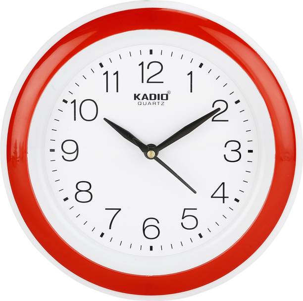 Kadio एनालॉग 22 cm X 22 cm दीवार घड़ी