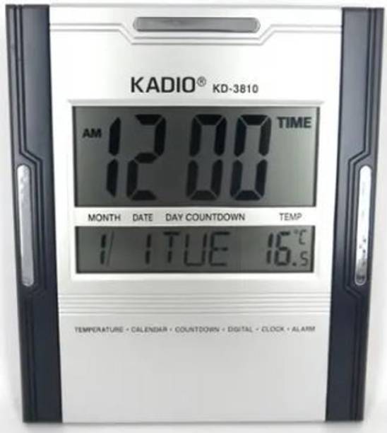 Kadio डिजिटल 15 cm X 16 cm दीवार घड़ी