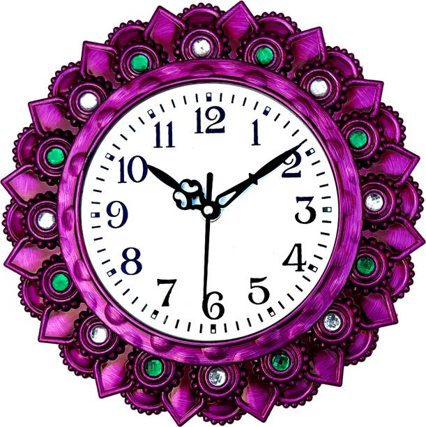 GrabBasket एनालॉग 25 cm X 25 cm दीवार घड़ी