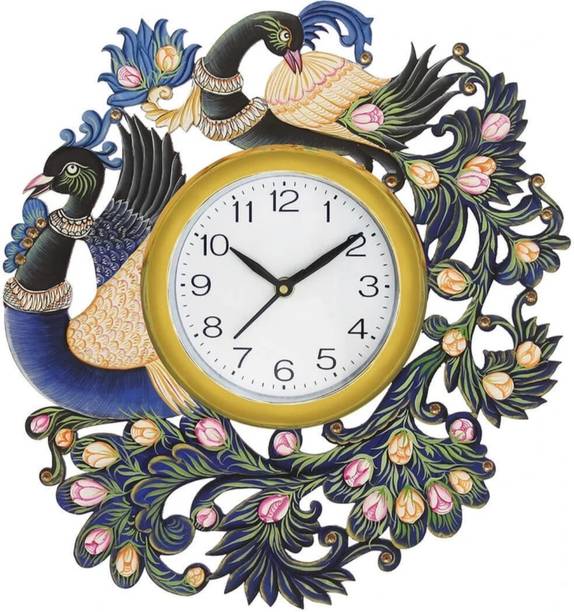 litisha enterprises Analog 27 cm X 33 cm Wall Clock