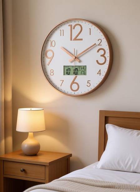WHISKET Digital 30 cm X 30 cm Wall Clock