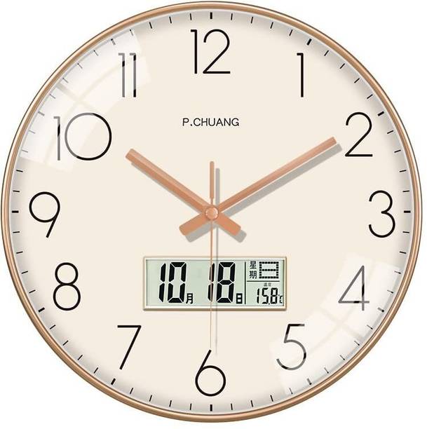 Star Work Analog-Digital 22 cm X 28 cm Wall Clock