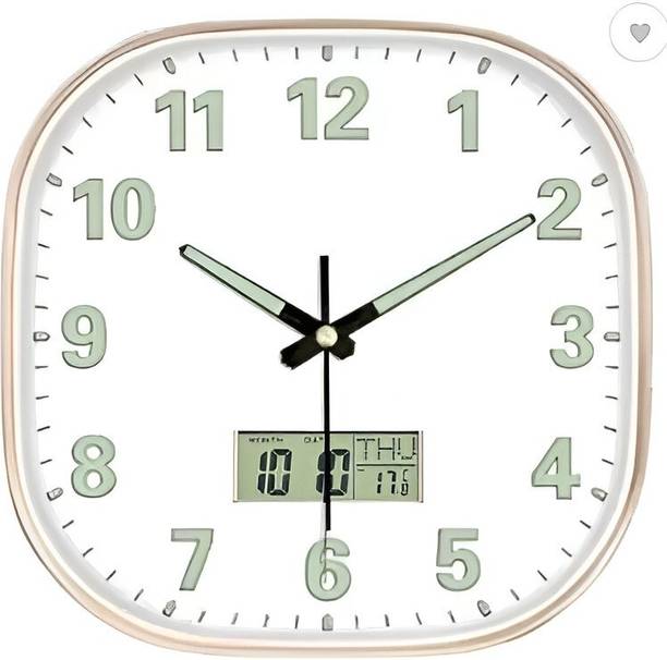 WHISKET Digital 30 cm X 30 cm Wall Clock