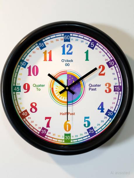 DivineCrafts Analog 30.5 cm X 30.5 cm Wall Clock