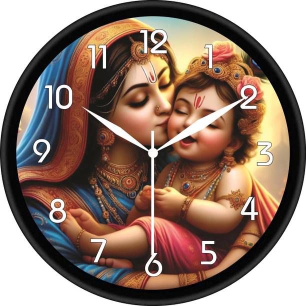 KITTUAVI Analog 25 cm X 25 cm Wall Clock
