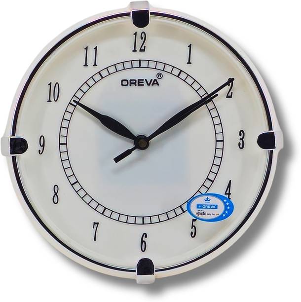 OREVA Analog 18.8 cm X 18.8 cm Wall Clock