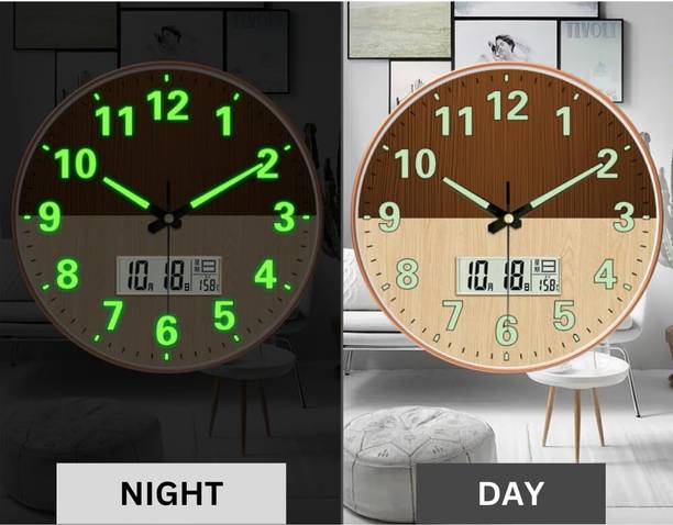 AshandRoh Analog-Digital 32 cm X 32 cm Wall Clock