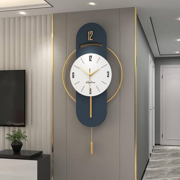 Path Appliances एनालॉग 44 cm X 18 cm दीवार घड़ी