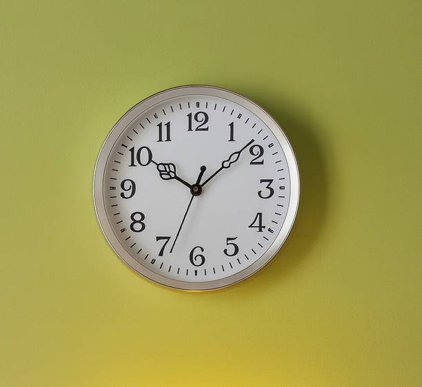 Ava creation Analog 21 cm X 21 cm Wall Clock
